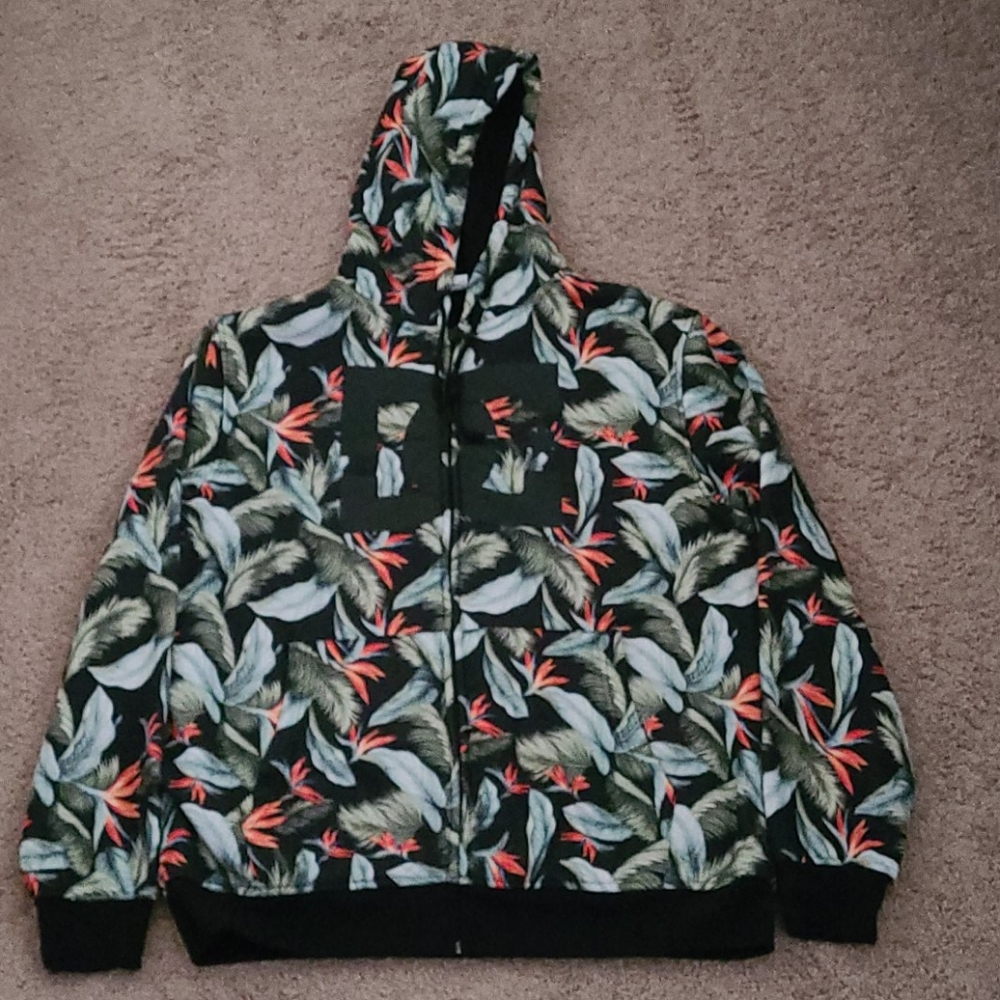 DC floral hoodie